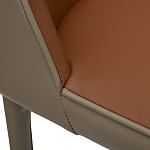 Стул барный с терракотовой обивкой из экокожи Spectacular High Chair варинант исполнения - 3 | Loft Concept в Саратове