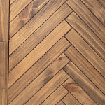 Шкаф из массива сосны с орнаментом "Ёлочка" Geometric Ornament варинант исполнения - 5 | Loft Concept в Саратове