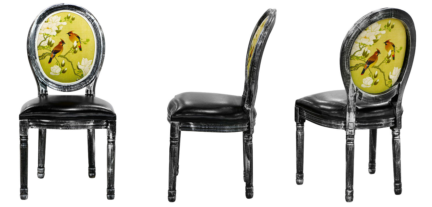 Стул French chair Birds black Стул French chair Birds black - Loft-Concept в Саратове