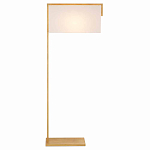 Торшер с прямоугольным абажуром на золотом металлическом каркасе Rectangular Plane  варинант исполнения - 4 | Loft Concept в Саратове