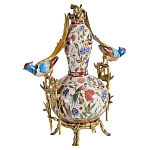 Ваза из фарфора с птицами и цветочной росписью Garden of Eden варинант исполнения - 1 | Loft Concept в Саратове