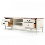 ТВ-тумба в стиле прованс из массива берёзы Interiors Romance варинант исполнения - 3 | Loft Concept в Саратове