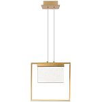 Подвесной геометрический светильник со стеклом Rectangle Geometry Glass Chandelier варинант исполнения - 2 | Loft Concept в Саратове