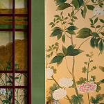 Обои ручная роспись Four Seasons Original colourway on painted Xuan paper with gold ombre варинант исполнения - 3 | Loft Concept в Саратове