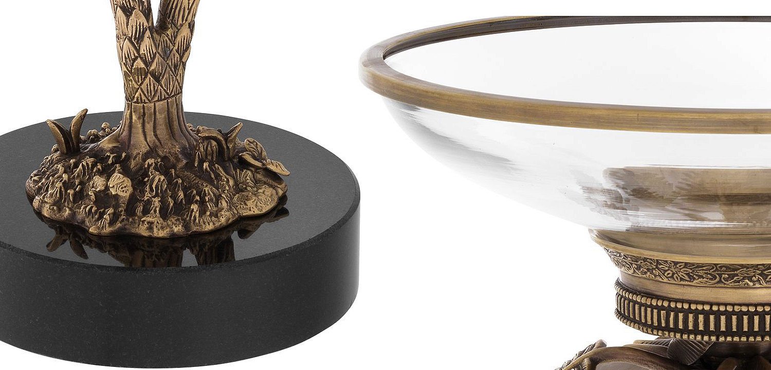 Чаша Eichholtz Bowl on base Lindroth Чаша Eichholtz Bowl on base Lindroth - Loft-Concept в Саратове