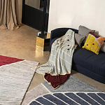 Чехол на подушку с рисунком горчичного цвета Elan Textured варинант исполнения - 1 | Loft Concept в Саратове