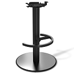 Барный стул вращающийся со спинкой и подлокотниками Douglas Rhombus Синий Велюр варинант исполнения - 3 | Loft Concept в Саратове