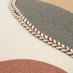 Подушка декоративная с геометрическим узором и плетенными вставками Divine Abstractions варинант исполнения - 2 | Loft Concept в Саратове