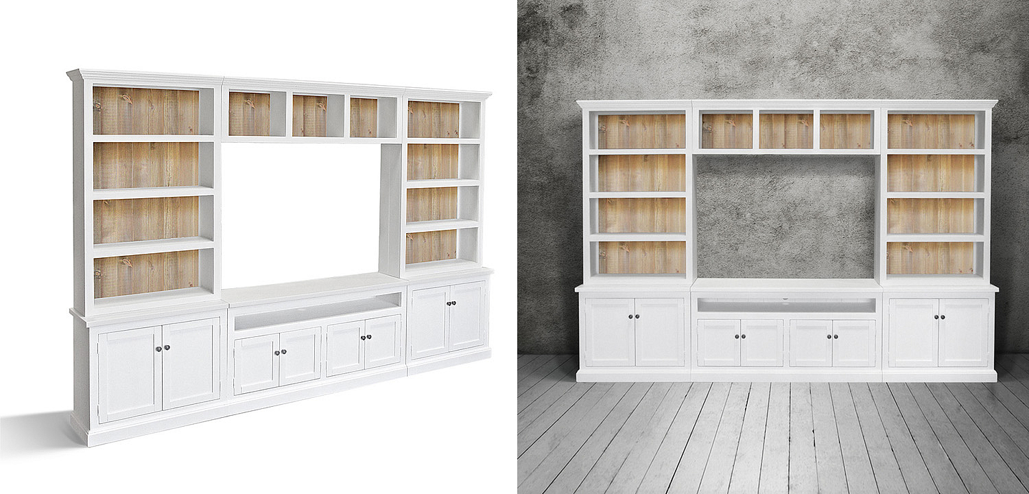 Шкаф-стеллаж Rachele Provence HARMONIE Glacier White Шкаф-стеллаж Rachele Provence HARMONIE Glacier White - Loft-Concept в Саратове