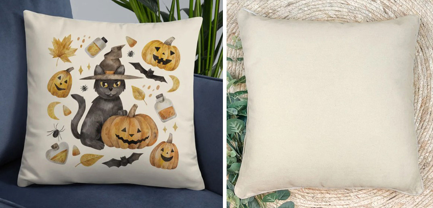 Подушка Halloween Pumpkin Cat Подушка Halloween Pumpkin Cat - Loft-Concept в Саратове