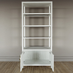 Стеллаж со стеклянными полками Elsa Dreams White варинант исполнения - 3 | Loft Concept в Саратове