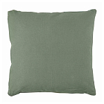 Подушка декоративная хлопковая мятного цвета с абстрактным принтом Elysian Flow Breeze варинант исполнения - 2 | Loft Concept в Саратове