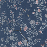 Обои ручная роспись Houghton Dark Blue варинант исполнения - 3 | Loft Concept в Саратове