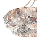 Потолочный светильник с каскадным абажуром из ракушек Sea Ravens варинант исполнения - 1 | Loft Concept в Саратове