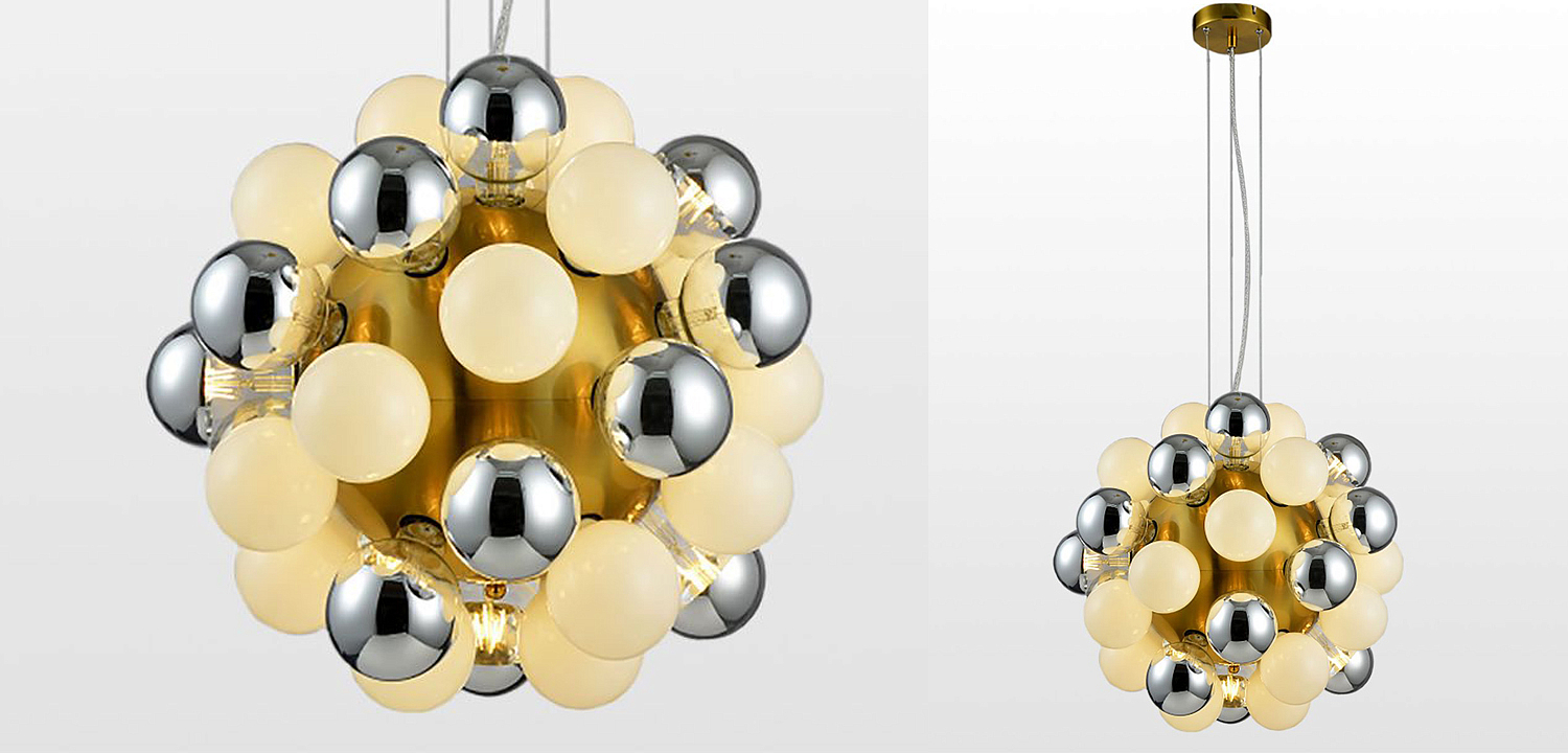Люстра Korneli Chandelier white and smoky Люстра Korneli Chandelier white and smoky - Loft-Concept в Саратове