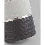 Пуф Mauldine с ящиком серо-черный с экокожей варинант исполнения - 3 | Loft Concept в Саратове