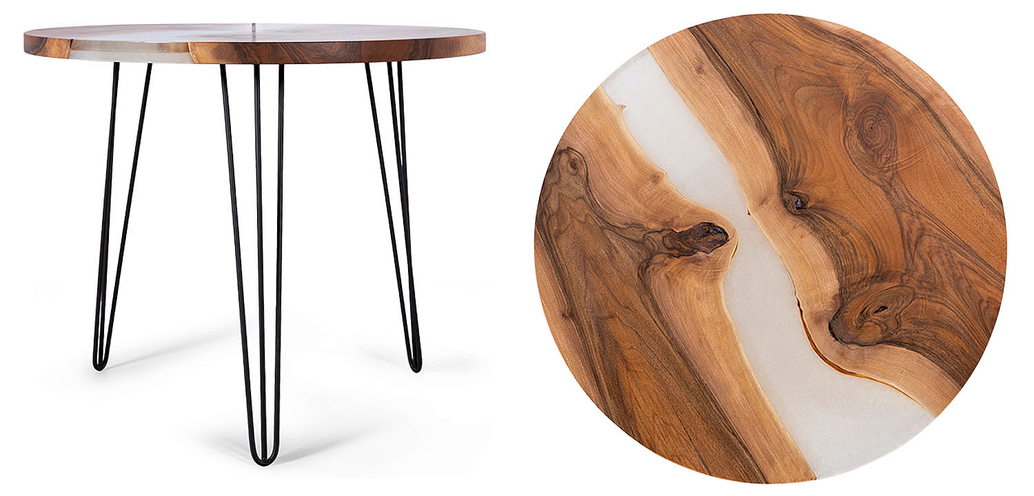Обеденный стол Dinner Table Round River Collection Обеденный стол Dinner Table Round River Collection - Loft-Concept в Саратове