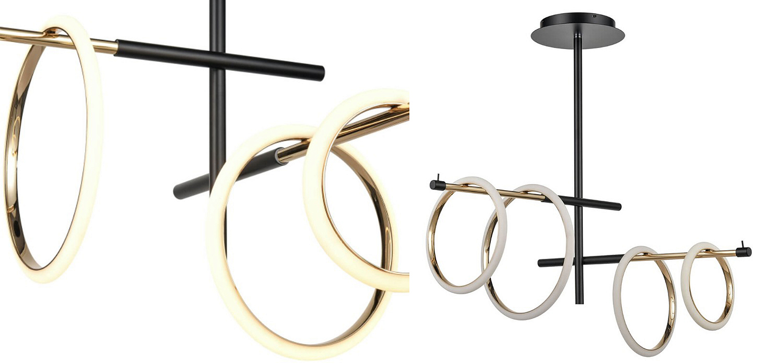 Люстра Jessenia Rings Chandelier 4 Люстра Jessenia Rings Chandelier 4 - Loft-Concept в Саратове