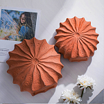 Ваза керамическая в виде круглой терракотовой морской раковины Galapagos варинант исполнения - 5 | Loft Concept в Саратове