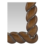 Зеркало с текстурной рамой из натурального дерева  Pine Wall Mirror варинант исполнения - 3 | Loft Concept в Саратове