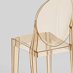 Прозрачный стул с янтарным оттенком LOUIS GHOST CHAIR варинант исполнения - 6 | Loft Concept в Саратове