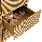 Шкаф с геометрическим рисунком на дверцах Anders Light Wood варинант исполнения - 5 | Loft Concept в Саратове