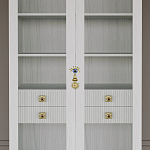 Дизайнерский шкаф витрина Elsa Dreams White с 4-мя ящиками варинант исполнения - 2 | Loft Concept в Саратове