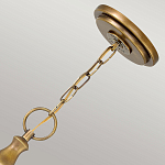 Люстра подвесная цвета латунь с прозрачным овальным стеклянным плафоном Hinkley варинант исполнения - 3 | Loft Concept в Саратове