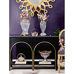 Корзиночка из прозрачного стекла с бронзовой ручкой Eden Garden варинант исполнения - 5 | Loft Concept в Саратове