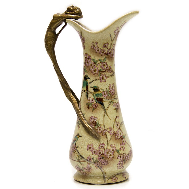 Кувшин Birds in Sakura Мульти Бронза в Саратове | Loft Concept 