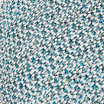 Дизайнерское круглое мягкое кресло в голубой пестрой обивке Roux Round Armchair варинант исполнения - 7 | Loft Concept в Саратове