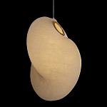 Подвесной светильник белый с фигурным тканевым плафоном White Whirlwinds варинант исполнения - 4 | Loft Concept в Саратове