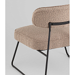 Кресло лаунж Kate букле капучино варинант исполнения - 3 | Loft Concept в Саратове