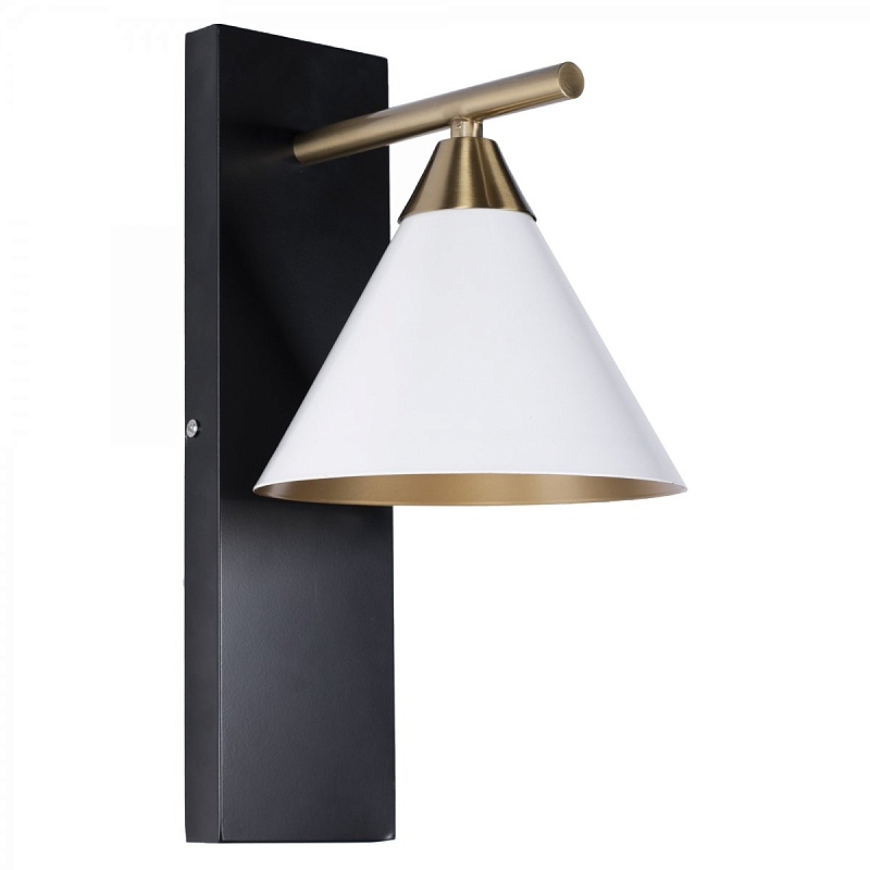 Бра Kelly Wearstler CLEO SCONCE wall lamp Черный Латунь Белый в Саратове | Loft Concept 