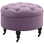 Круглый пуф на ножках Cheryl Pouf варинант исполнения - 1 | Loft Concept в Саратове