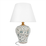Настольная лампа с цветочной росписью Lamp Flower Painting варинант исполнения - 1 | Loft Concept в Саратове