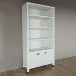 Книжный Стеллаж Elsa Dreams White с задней стенкой варинант исполнения - 2 | Loft Concept в Саратове