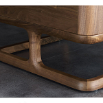 Прикроватный деревянный столик с 2-мя ящиками Moon Walnut Furniture варинант исполнения - 6 | Loft Concept в Саратове