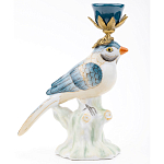 Фарфоровый подсвечник с птицей Eden Garden варинант исполнения - 2 | Loft Concept в Саратове