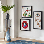 Панно Змея и яблоко вышивка бисер MUSE SNAKE & APPLE BEADED ART варинант исполнения - 1 | Loft Concept в Саратове