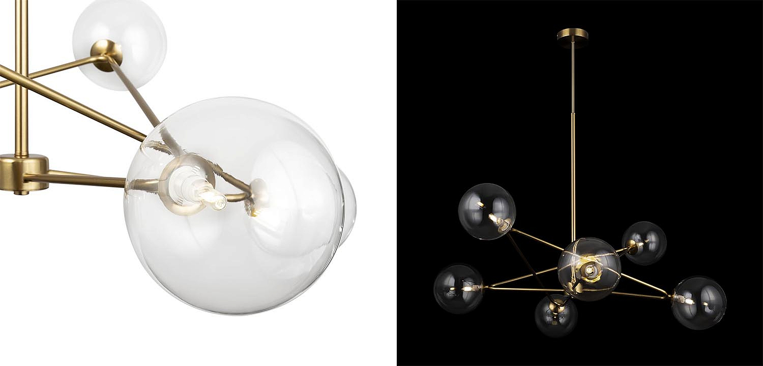 Люстра Chandelier Constellation Orbs Transparent Люстра Chandelier Constellation Orbs Transparent - Loft-Concept в Саратове
