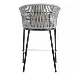 Стул барный с декоративным плетением на спинке и подлокотниках Chair Weave варинант исполнения - 4 | Loft Concept в Саратове