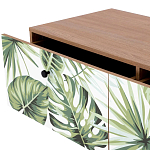 Длинная ТВ-тумба с принтом на ящиках Elise TV Stand варинант исполнения - 5 | Loft Concept в Саратове