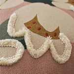 Подушка с цветочным принтом и кисточками Blooming Elegance Daisy варинант исполнения - 6 | Loft Concept в Саратове