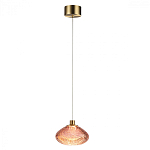 Подвесной светильник с прозрачным стеклянным плафоном округлой формы Effervia  варинант исполнения - 4 | Loft Concept в Саратове