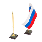 Настольный письменный набор из нефрита на ножках Executive Recruitment варинант исполнения - 4 | Loft Concept в Саратове