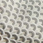 Мебельная ткань Жакард Чешуя бежевый цвет N 1050 варинант исполнения - 3 | Loft Concept в Саратове